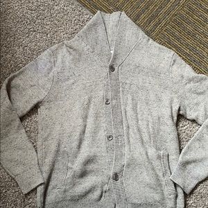 Gray Goodfellow Men’s Cardigan Sweater, L